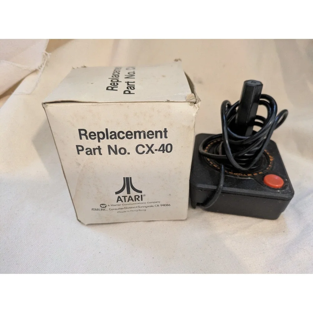 Vintage Atari CX-40 Joystick Controller‎ Replacement Part Original Box 2600